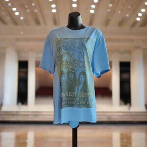 Vintage Style Queen Concert Tee - Blue and Yellow